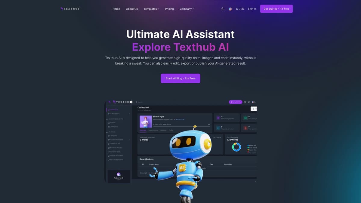 Texthub AI screenshot 1