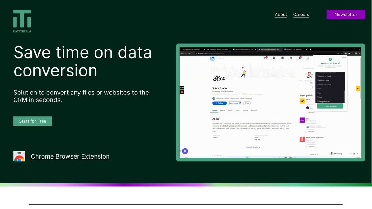 Datatera.ai screenshot 1