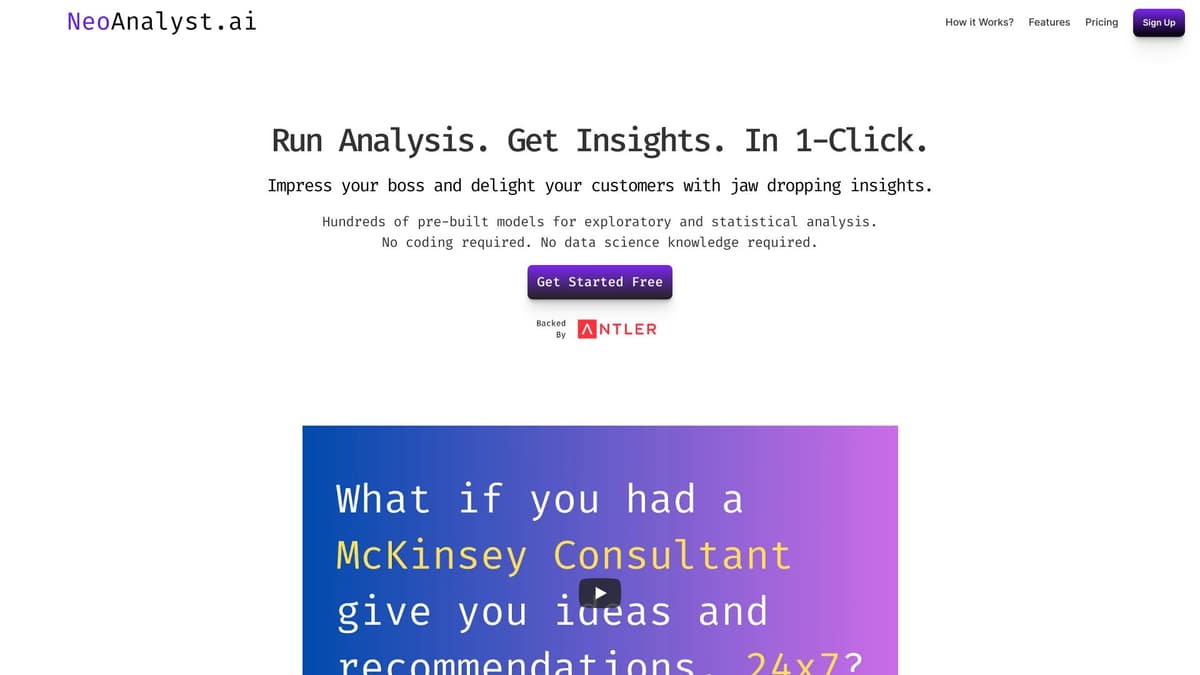 NeoAnalyst.ai screenshot 1