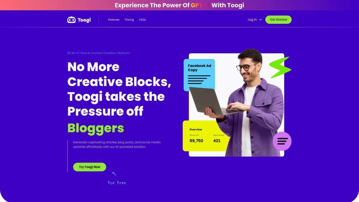 Toogi AI screenshot 1