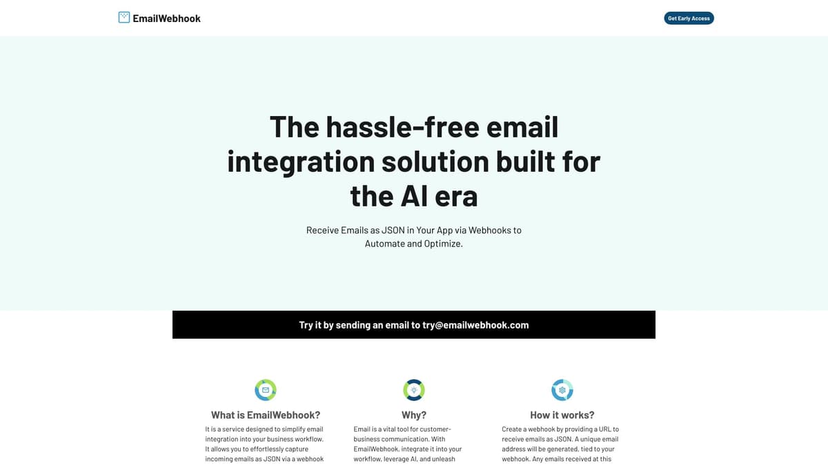 EmailWebhook screenshot 1