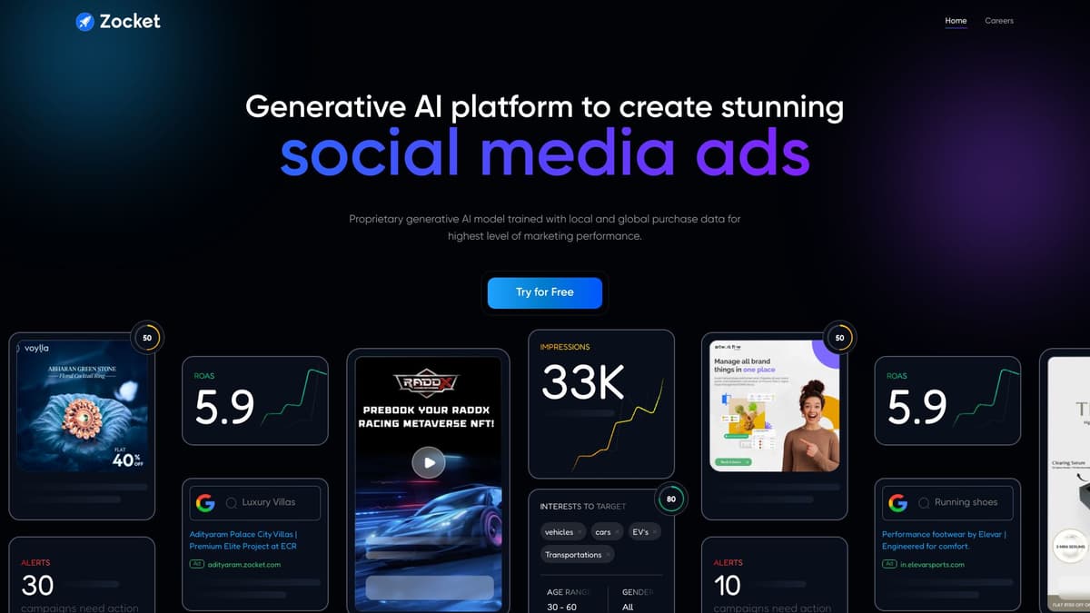 Zocket screenshot 1