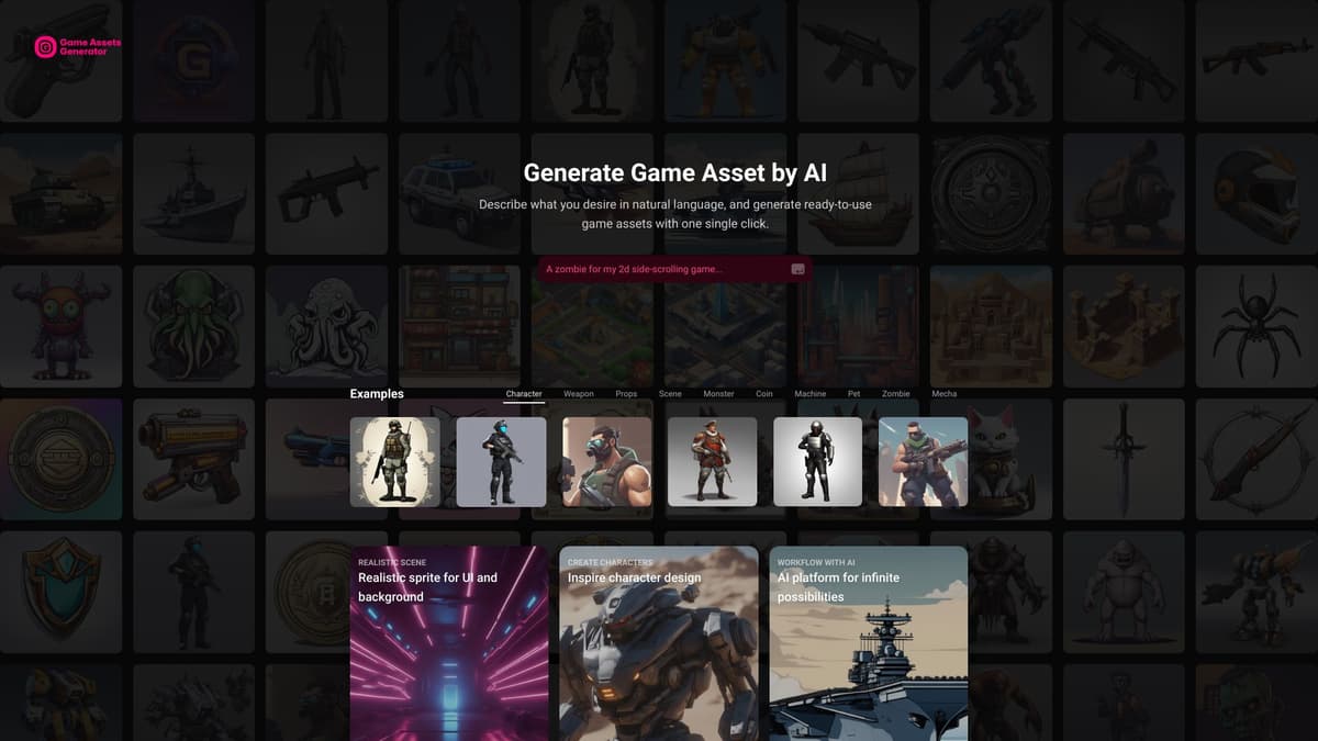 AI Game Assets Generator screenshot 1