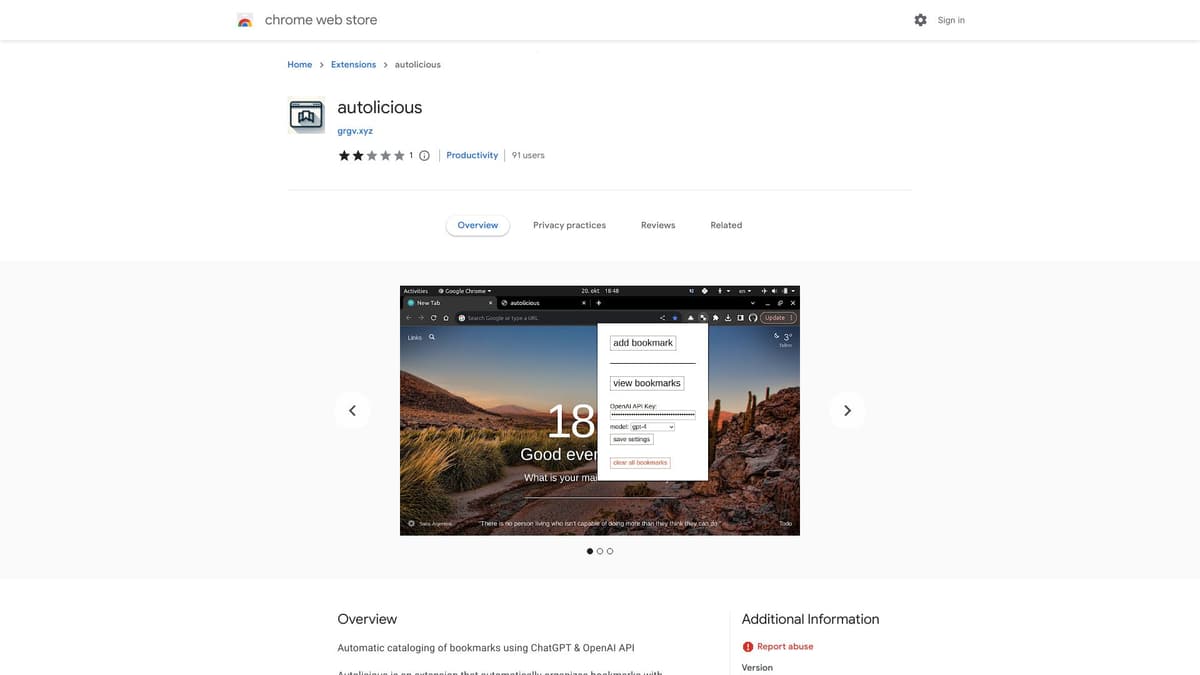 Autolicious screenshot 1