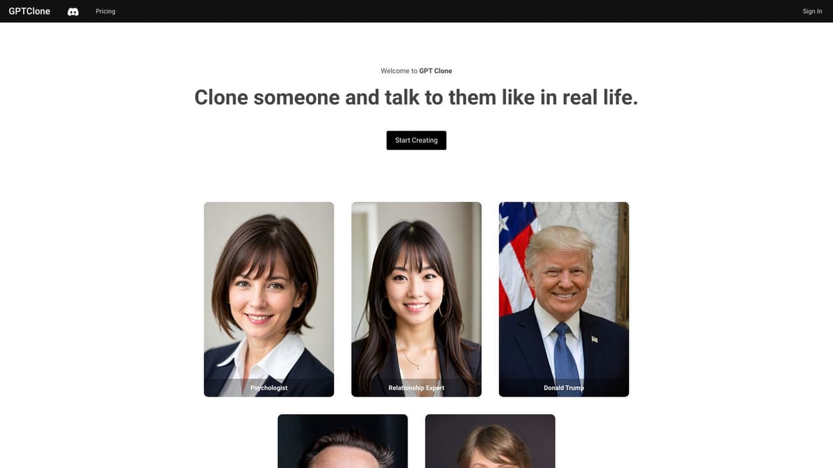 GPT Clone screenshot 1