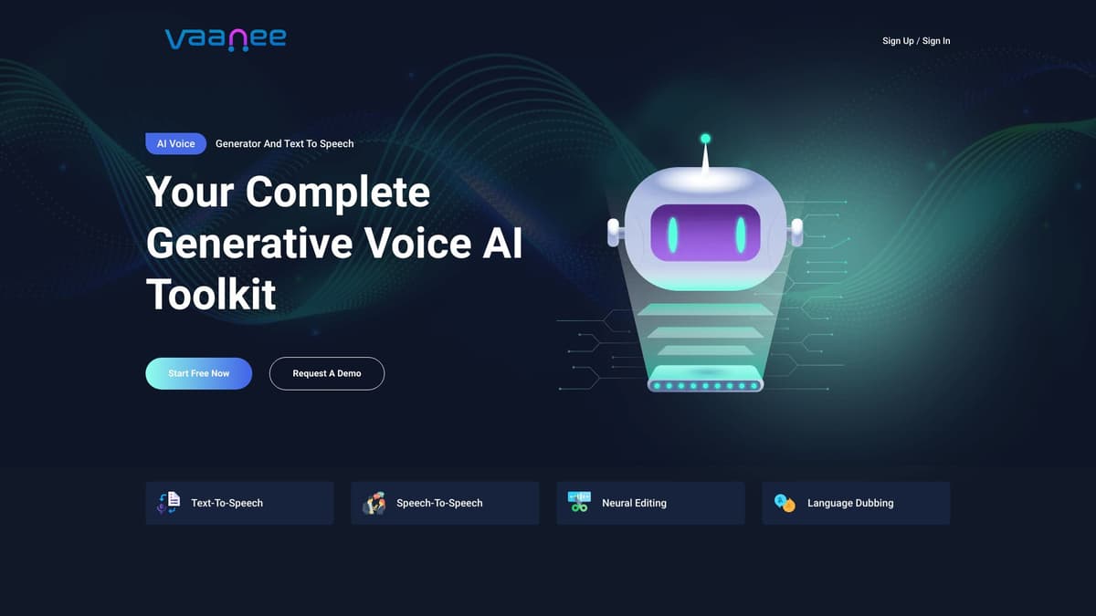 Vaanee AI screenshot 1