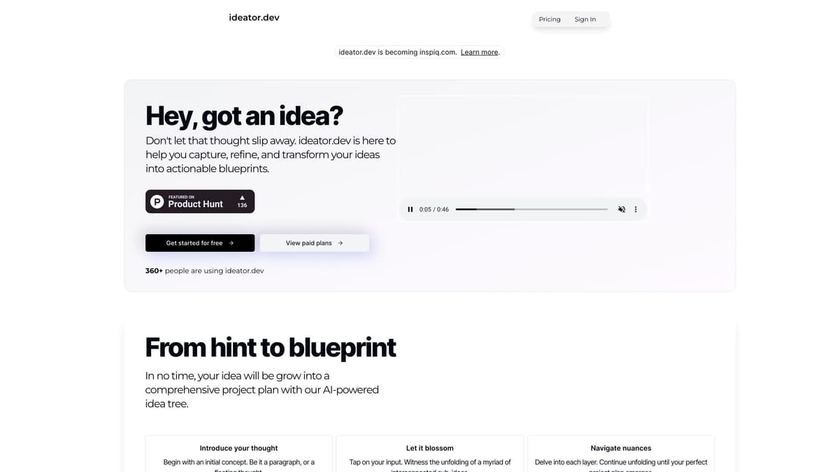 Inspiq screenshot 1