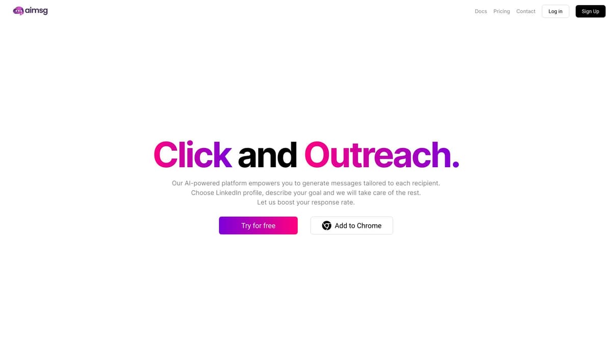 aimsg screenshot 1