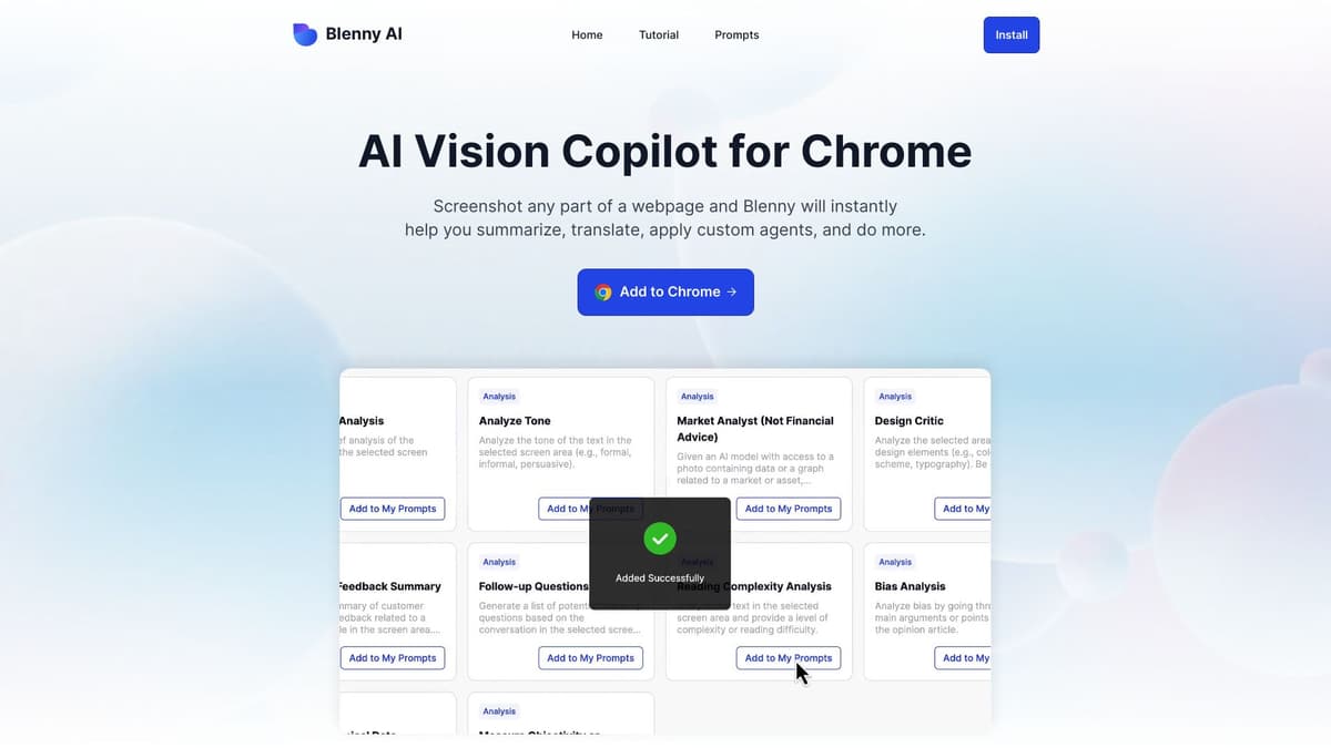 Blenny AI screenshot 1