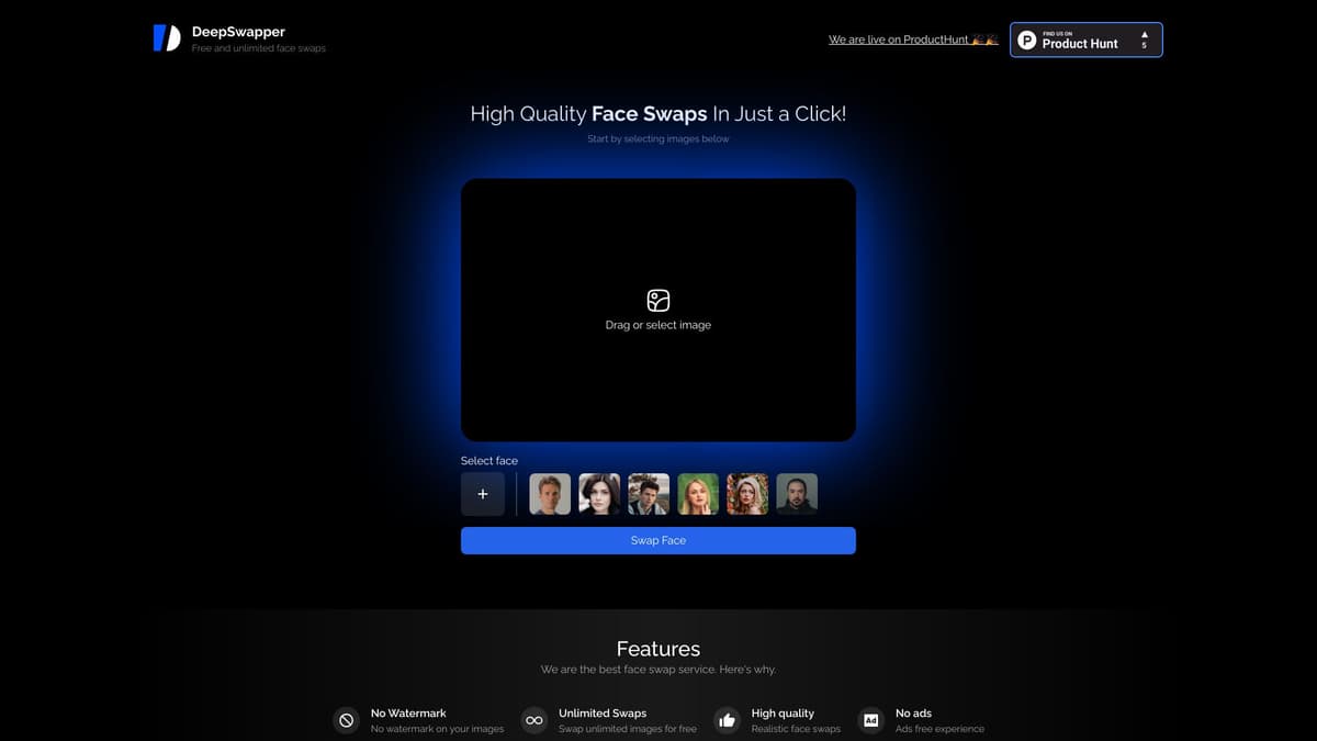 Deep Swapper screenshot 1