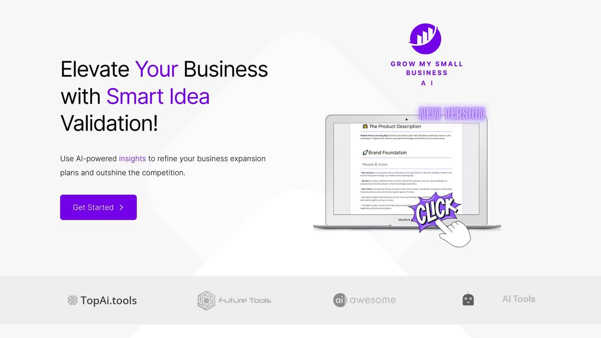 Grow My Small Business - AI screenshot 1