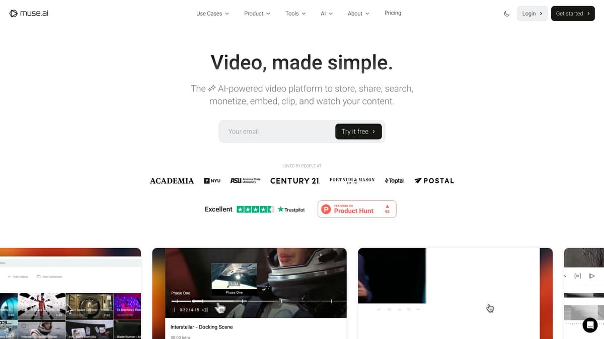 muse.ai screenshot 1