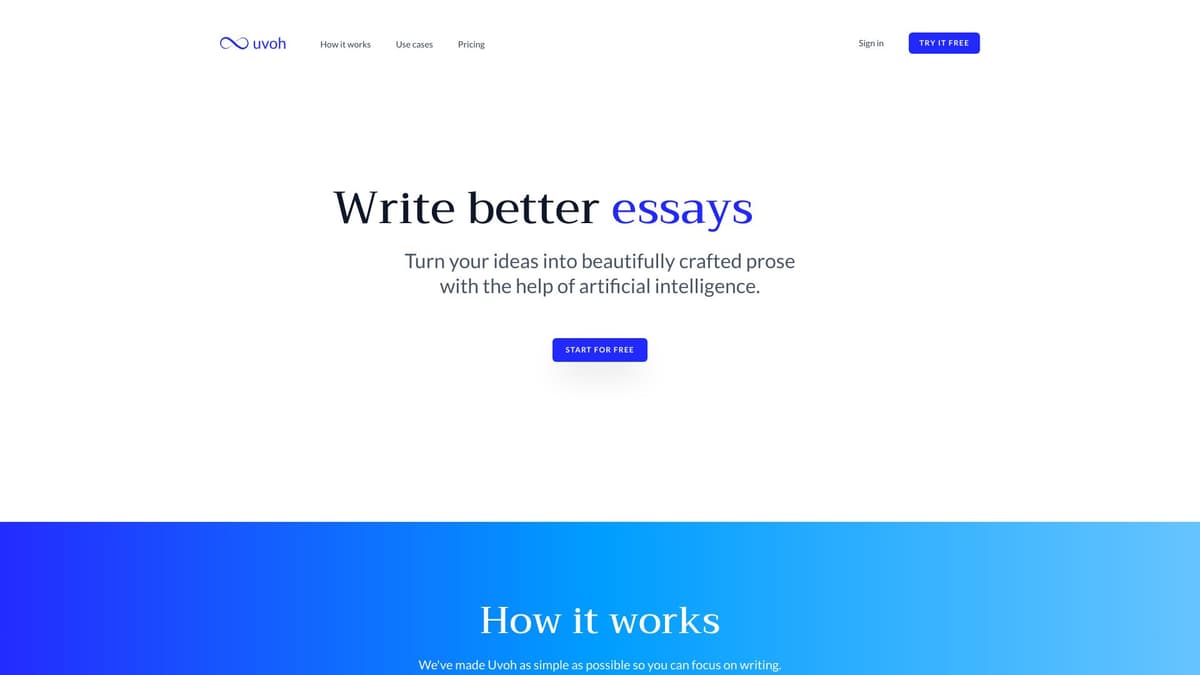Uvoh screenshot 1