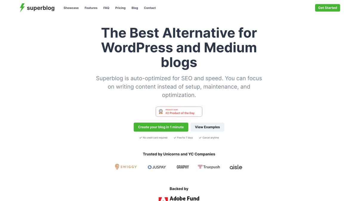 Superblog screenshot 1