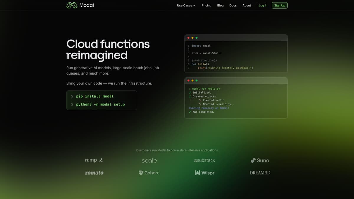 Modal screenshot 1