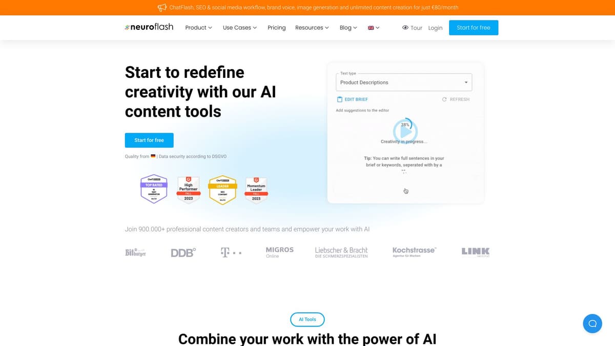 neuroflash screenshot 1