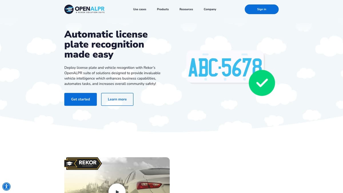 OpenALPR - Automatic License Plate Recognition screenshot 1