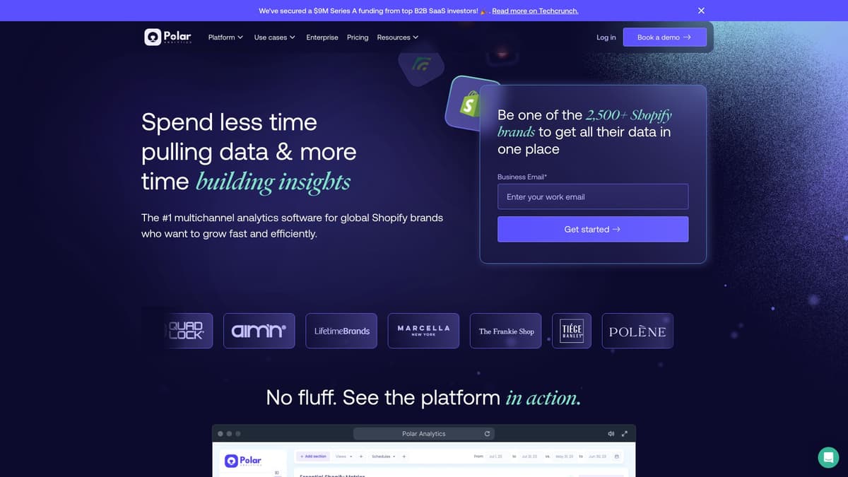 Polar Analytics screenshot 1