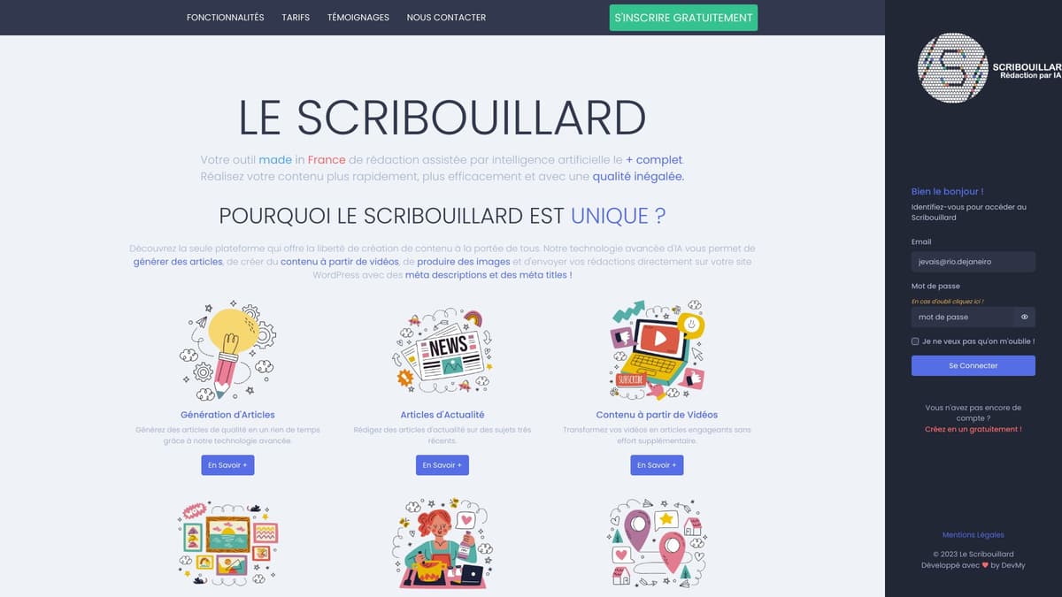Le Scribouillard screenshot 1