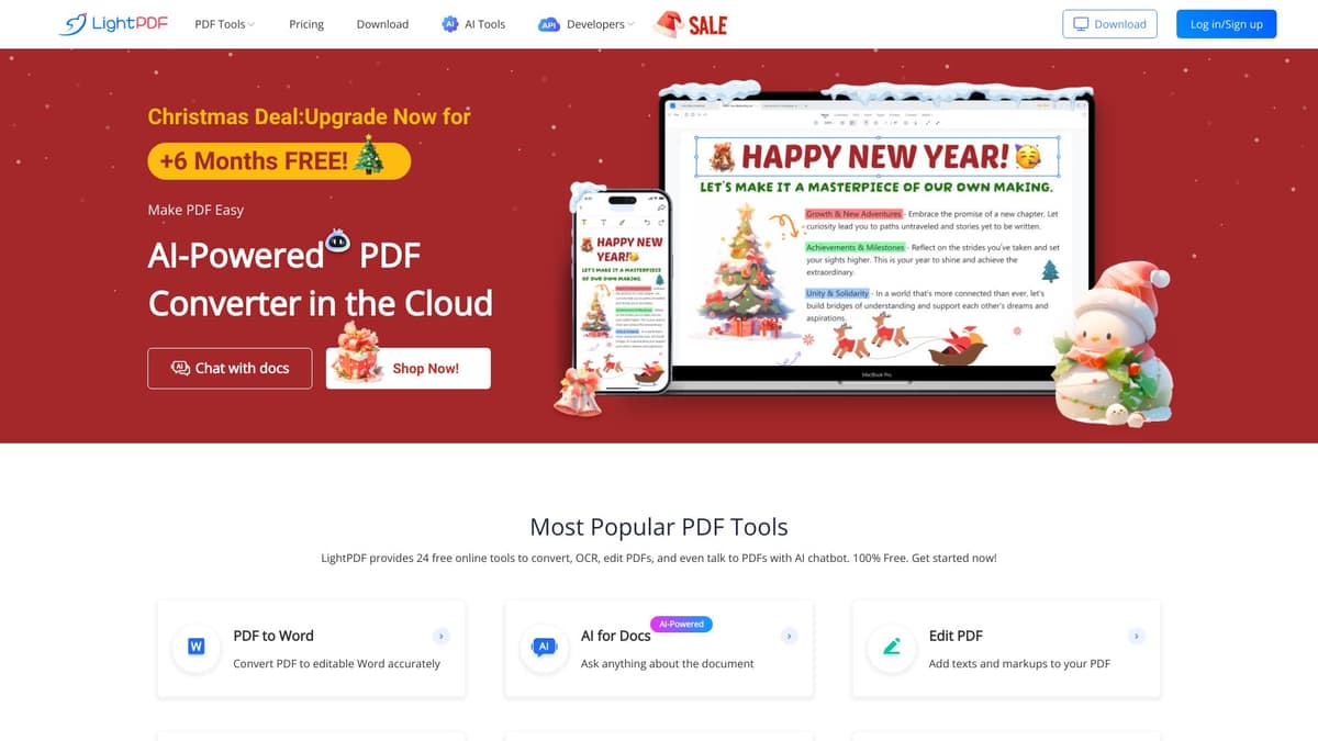 LightPDF screenshot 1