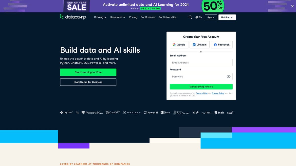 DataCamp screenshot 1