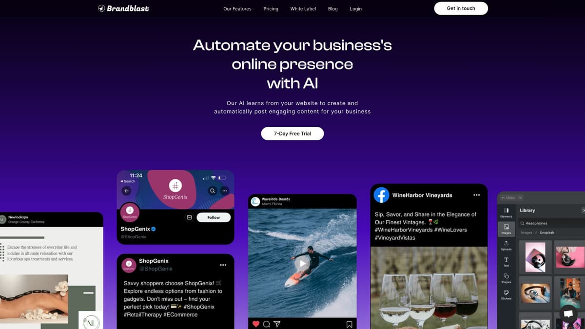 Brandblast screenshot 1