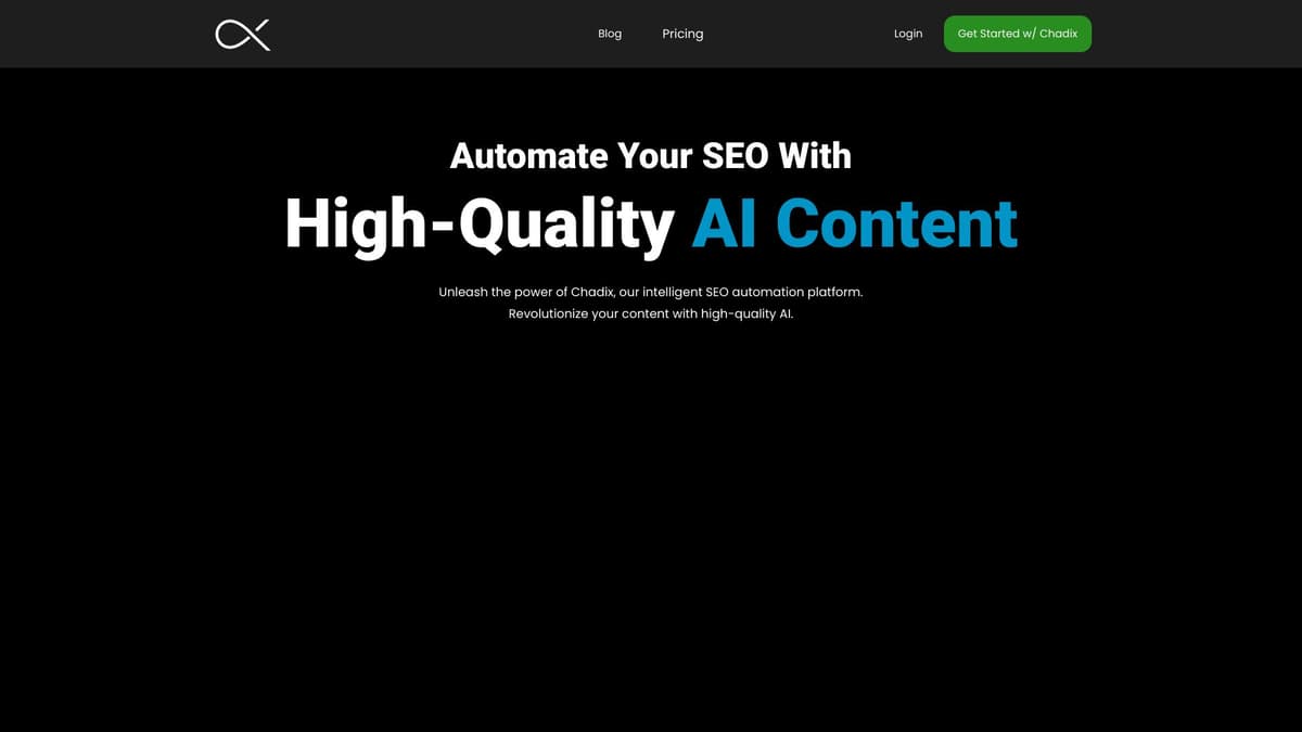 Chadix screenshot 1
