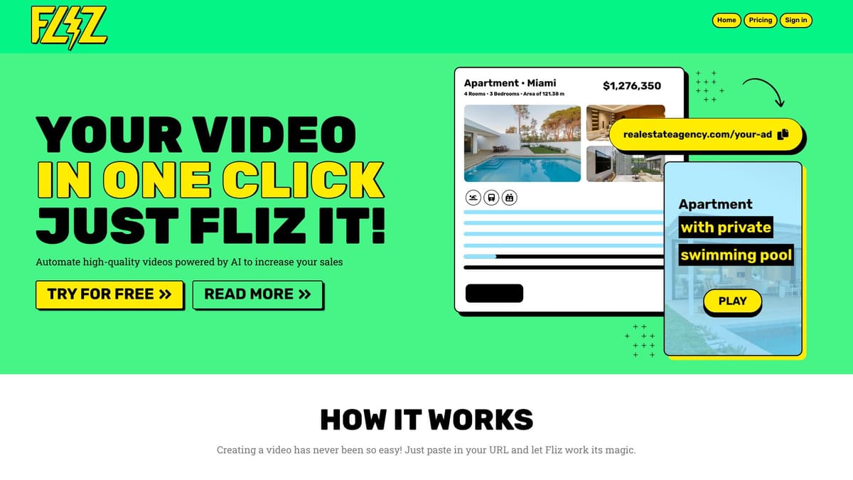 Fliz screenshot 1