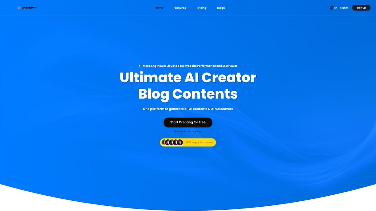 EngineWP screenshot 1