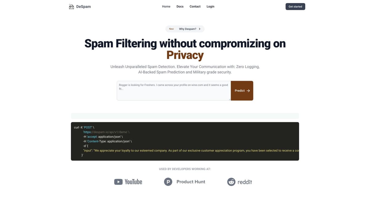 DeSpam screenshot 1
