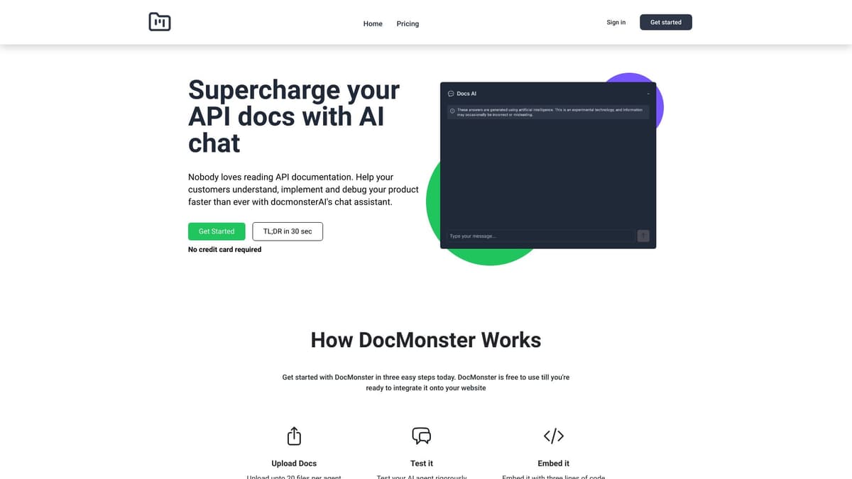 DocMonster.ai screenshot 1