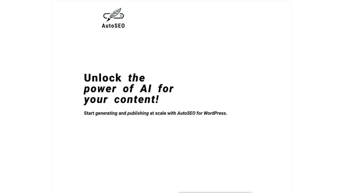 AutoSEO screenshot 1