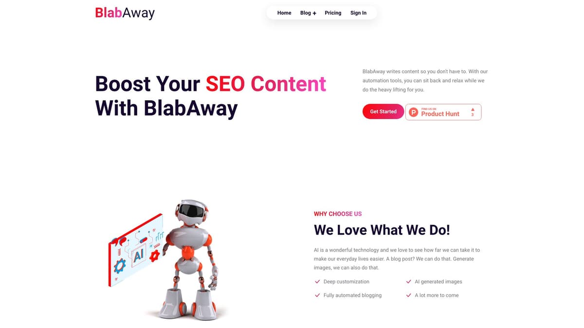 BlabAway screenshot 1