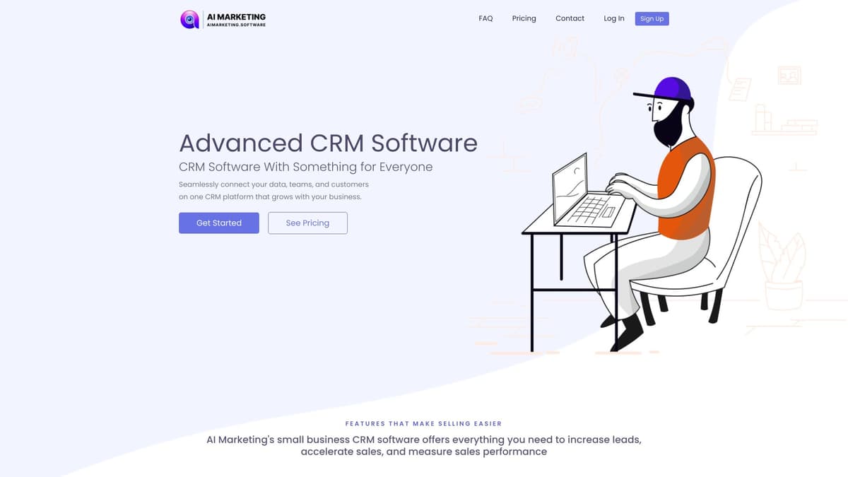AI Marketing CRM Software screenshot 1
