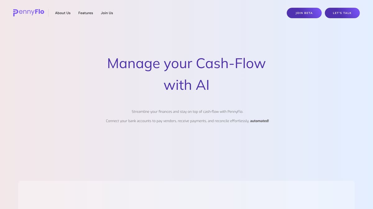PennyFlo screenshot 1