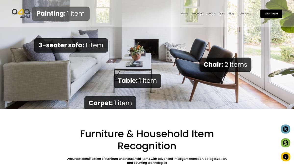 Furniture & Household Item Recognition API screenshot 1
