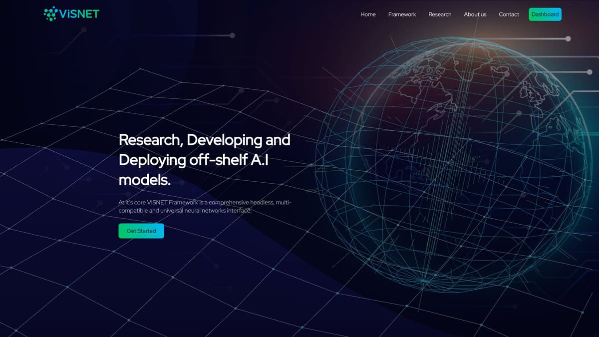 Visnet screenshot 1