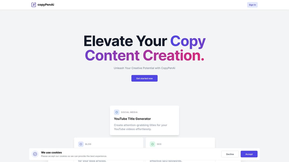 copyPenAi screenshot 1