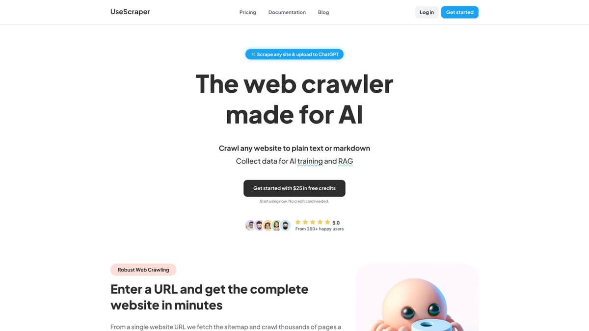 UseScraper screenshot 1