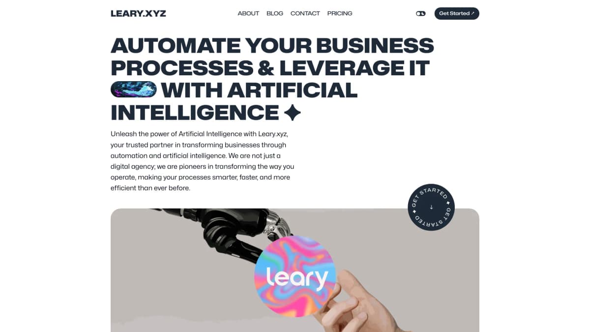 Leary.Xyz screenshot 1