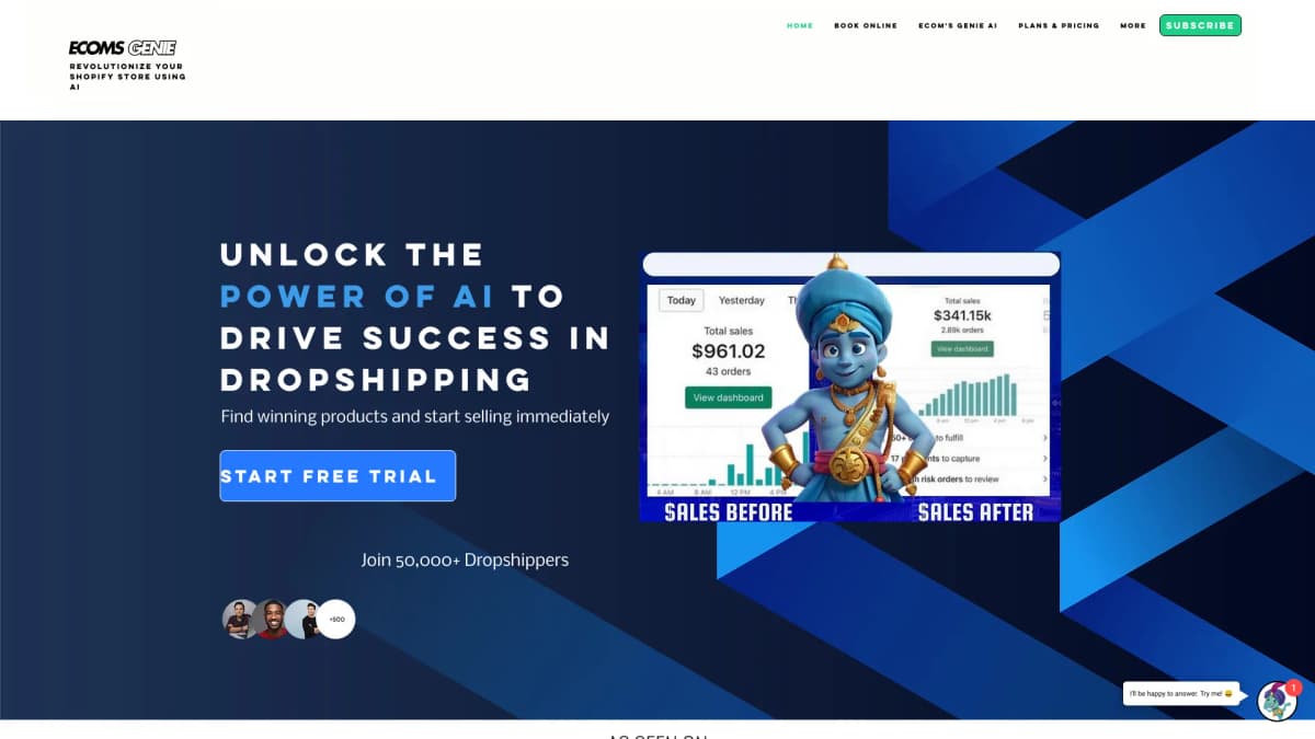 Ecom's Genie screenshot 1
