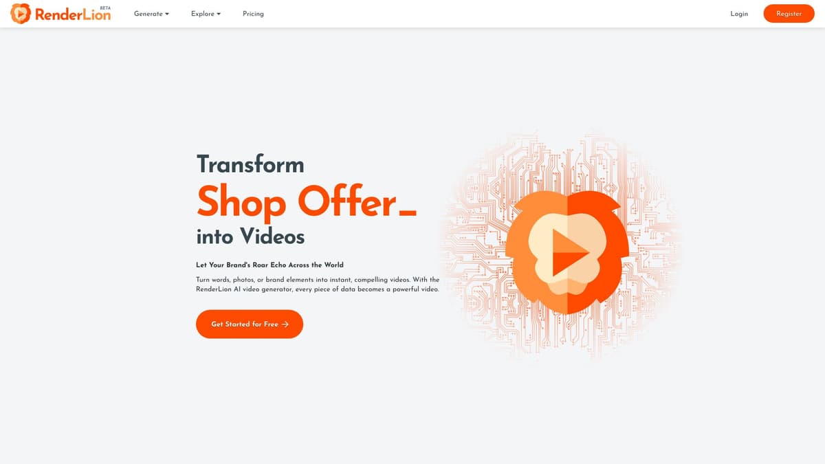 RenderLion screenshot 1