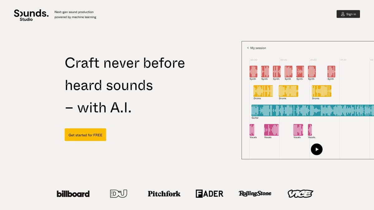 Sounds.Studio screenshot 1