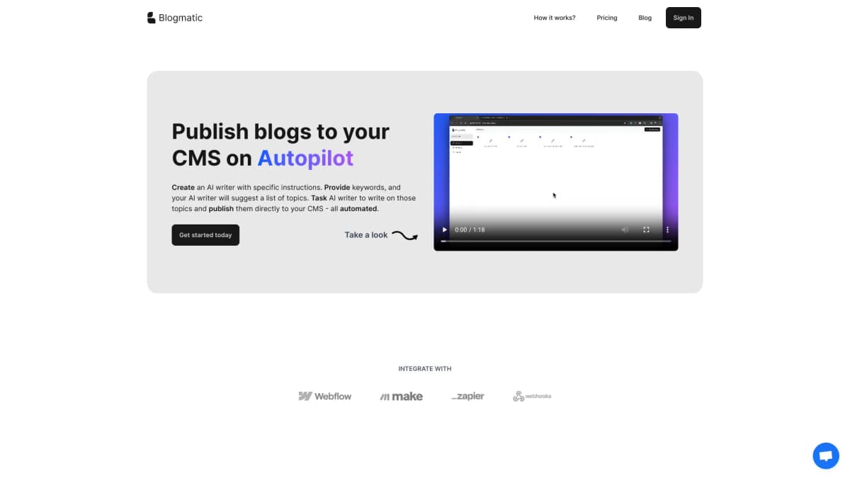 Blogmatic screenshot 1