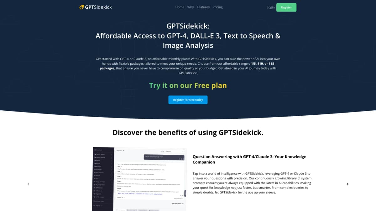 GPTSidekick screenshot 1