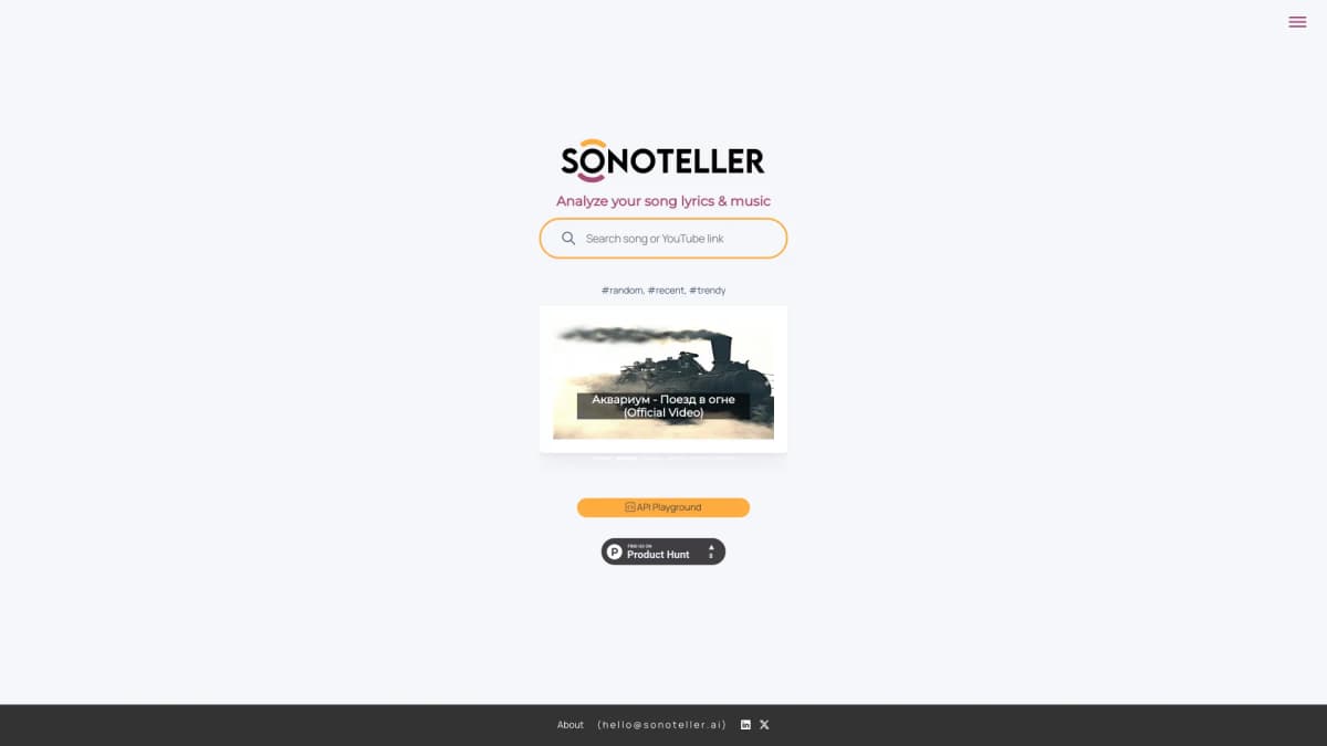 SONOTELLER screenshot 1