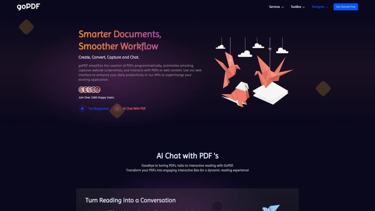 goPDF screenshot 1