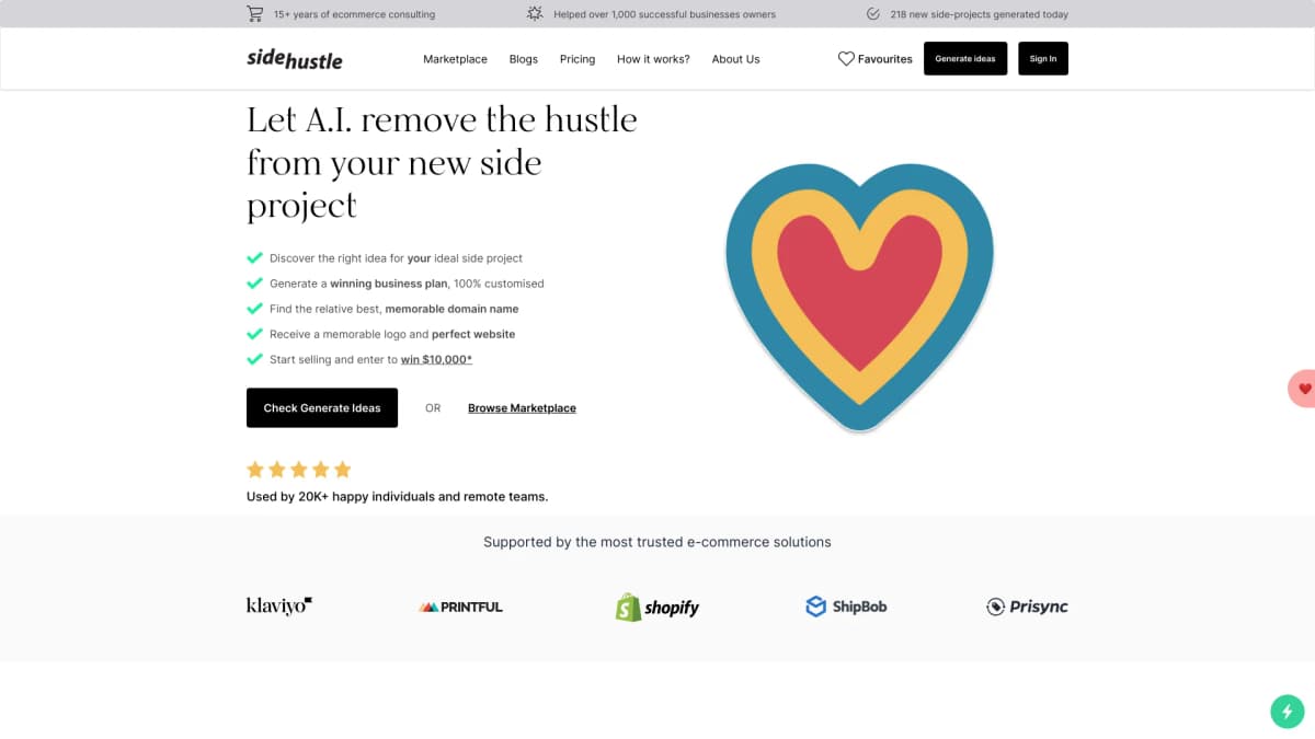 Side Hustle screenshot 1