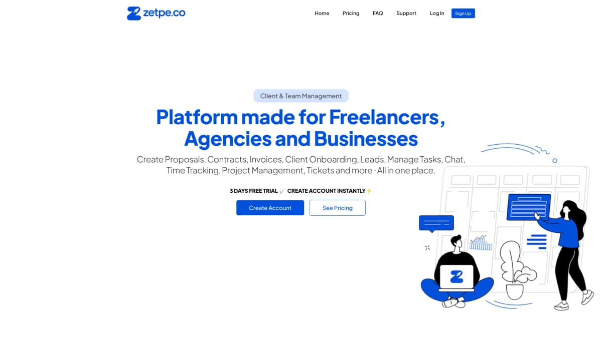 Zetpe screenshot 1