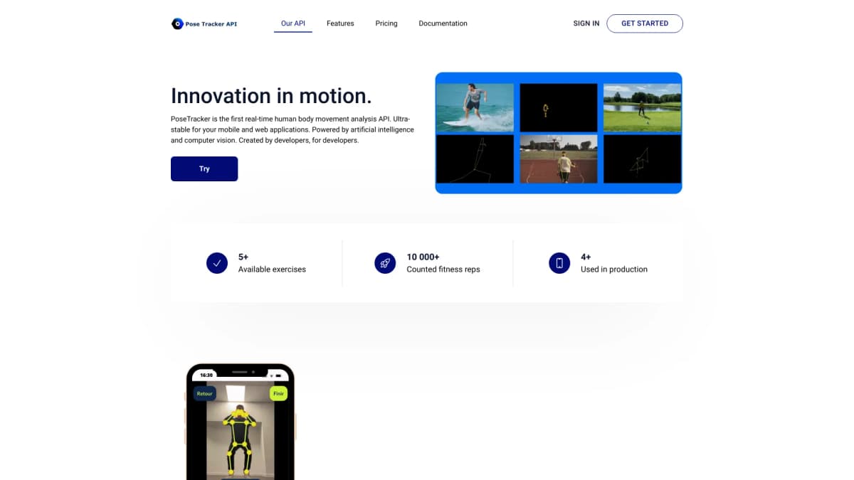 PoseTracker screenshot 1